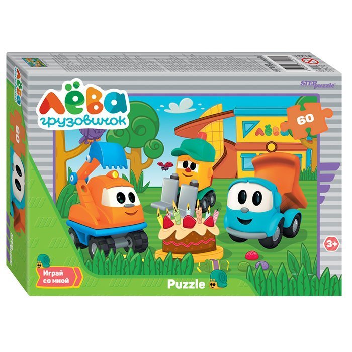 Пазл 60 Грузовичок Лева - фото 1