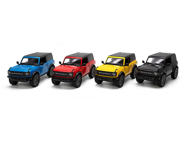 Машина металлическая KINSMART 1:34 FORD BRONCO HARD TOP б/к - фото 1