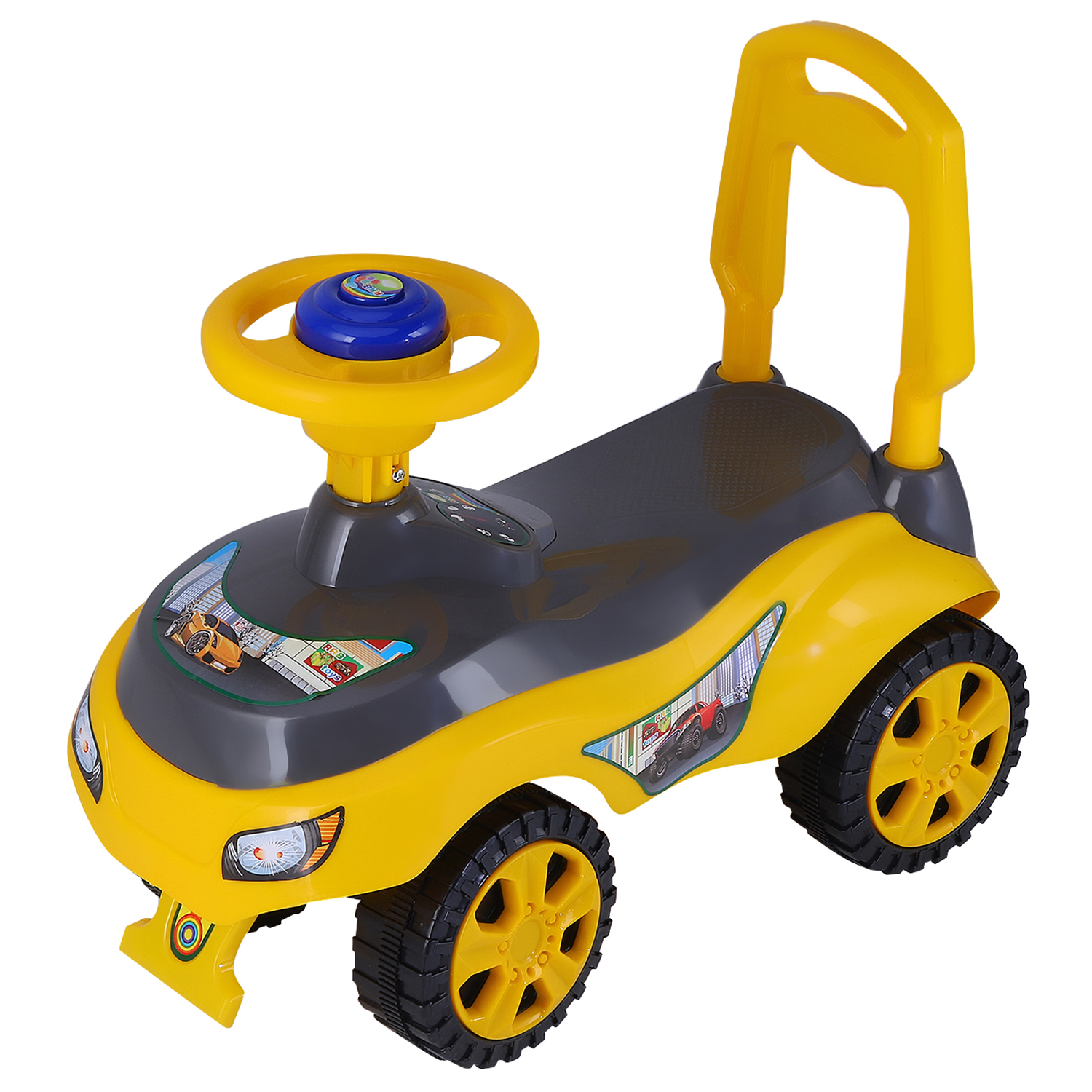 Каталка - машина Толокар желт. в/к - фото 1