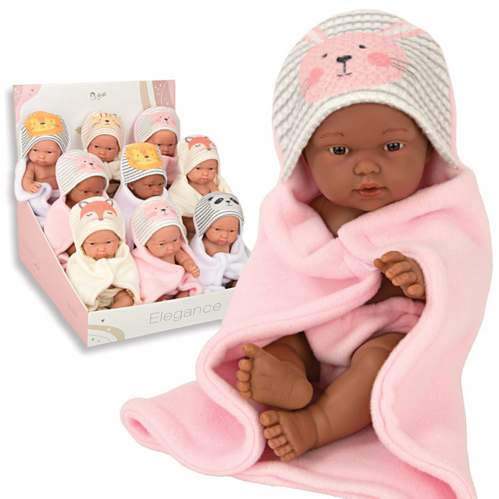 Кукла Arias ELEGANCE PILLINES в одежде с капюшоном 26 см - фото 1
