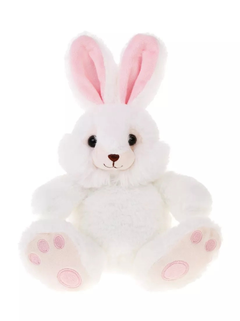 Мягкая игрушка Зайка Лапкин бел. 20 см. - фото 1