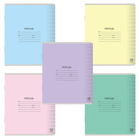 Тетрадь 12л. частая косая линия Классика ЮНЛАНДИЯ - фото 1
