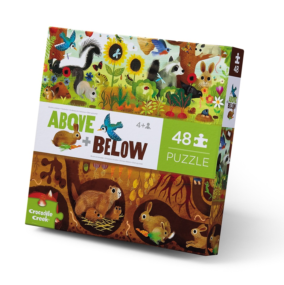 Пазл 48 Над и под. В лесу Crocodile Creek - миниатюра 2