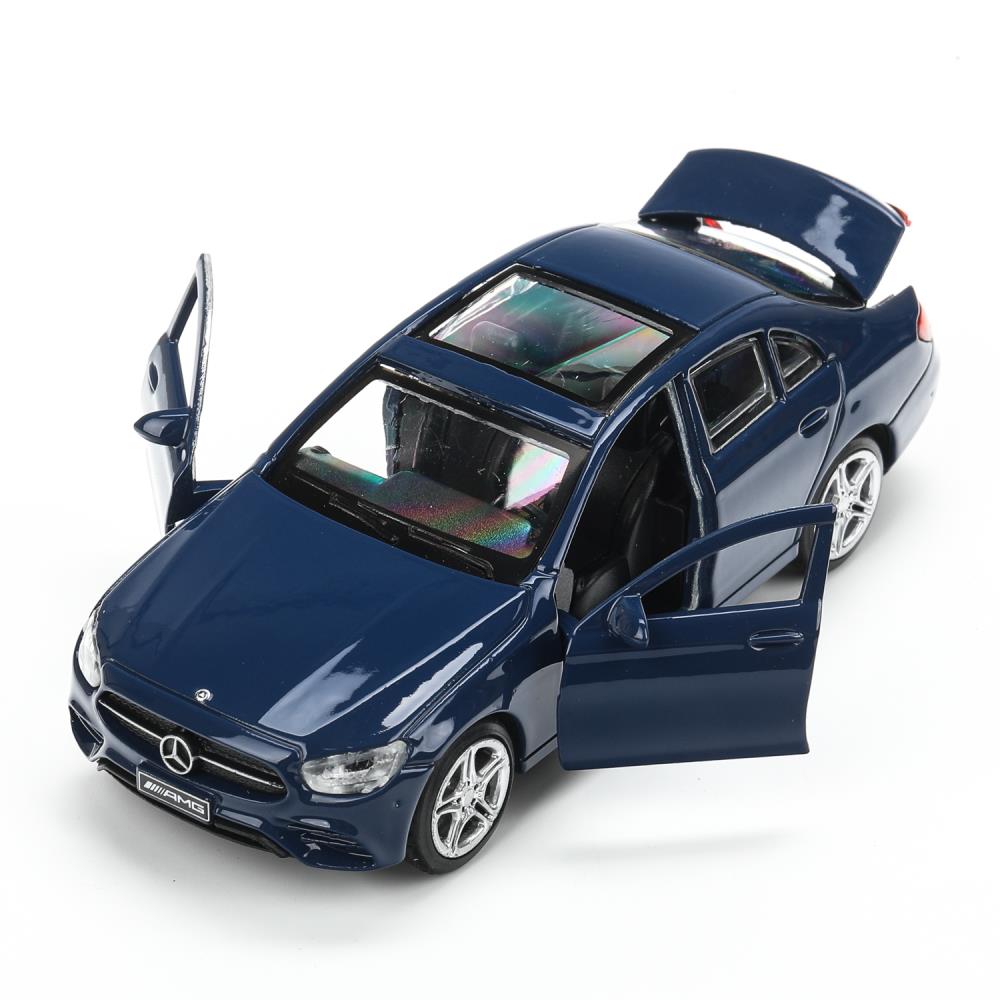 Машина металлическая ТЕХНОПАРК MERCEDES-BENZ E-CLASS amg син. - фото 1