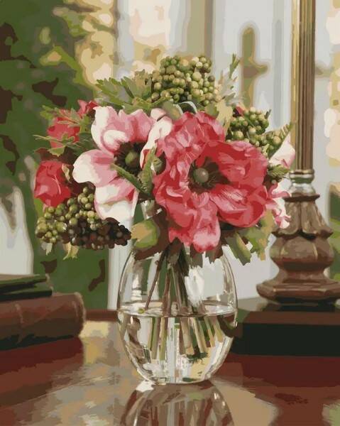 Картина по номерам 40*50 Строгий букет - фото 1