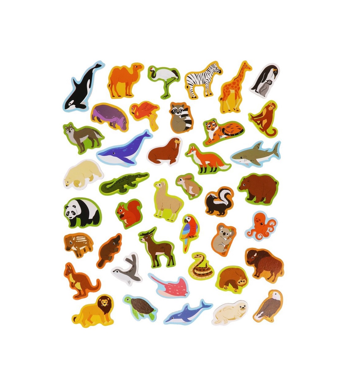 Магниты Животные мира 41шт Mapacha - миниатюра 2