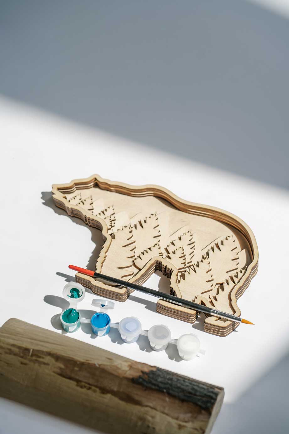 Роспись по дереву Медведь серия Лес Dobrika - миниатюра 3