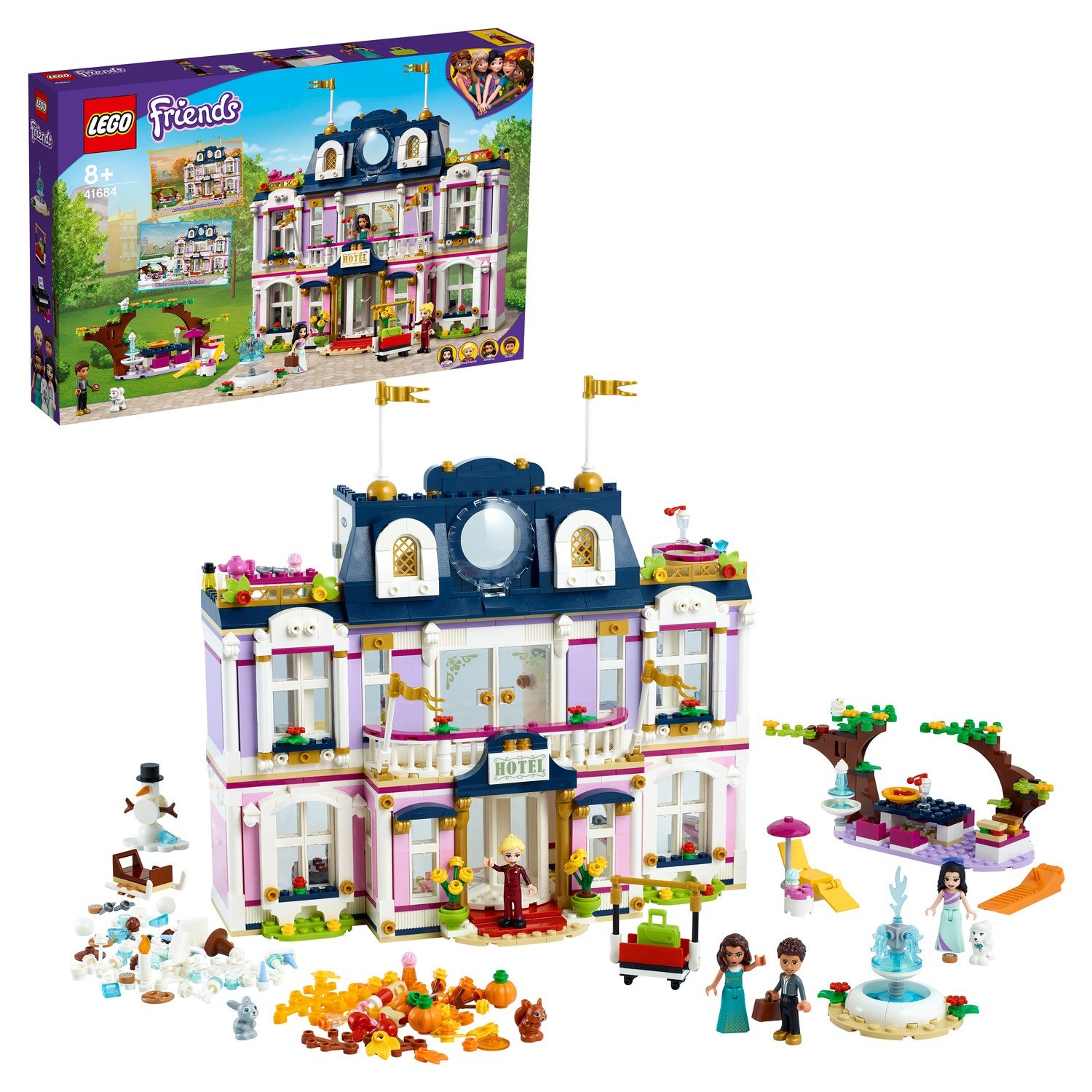 Конструктор LEGO FRIENDS Гранд-Отель Хартлейк-Сити - фото 1