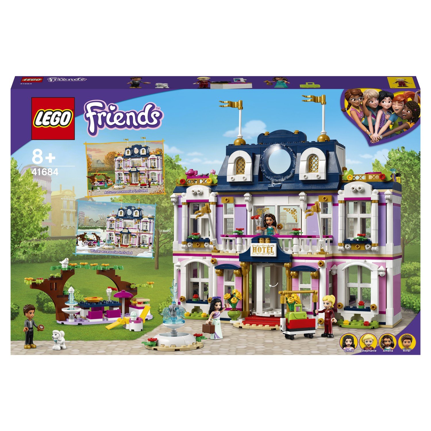Конструктор LEGO FRIENDS Гранд-Отель Хартлейк-Сити - миниатюра 2