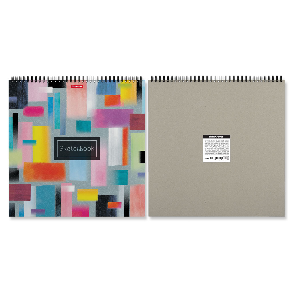 Скетчпад бел. бум. 40л. Абстракция EK - миниатюра 2