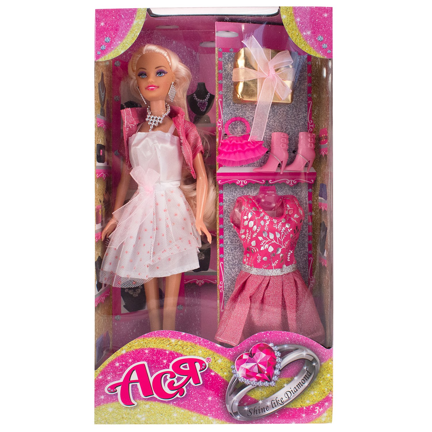 Кукла 29см Ася Сверкай как бриллиант - фото 1