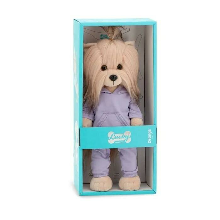 Мягкая игрушка Собака Lucky Черничное мороженое - фото 1