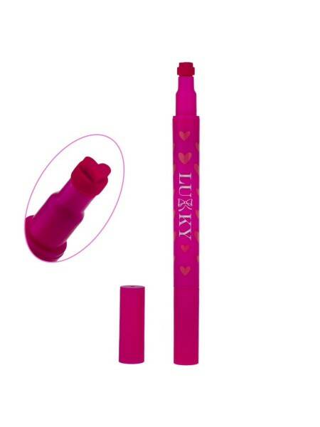 Подводка - маркер со штампиком сердечко роз. Lukky - миниатюра 2