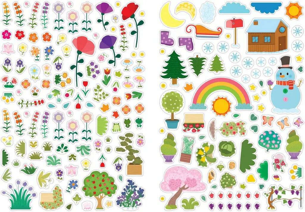 Книга с наклейками Окружающий мир - миниатюра 2