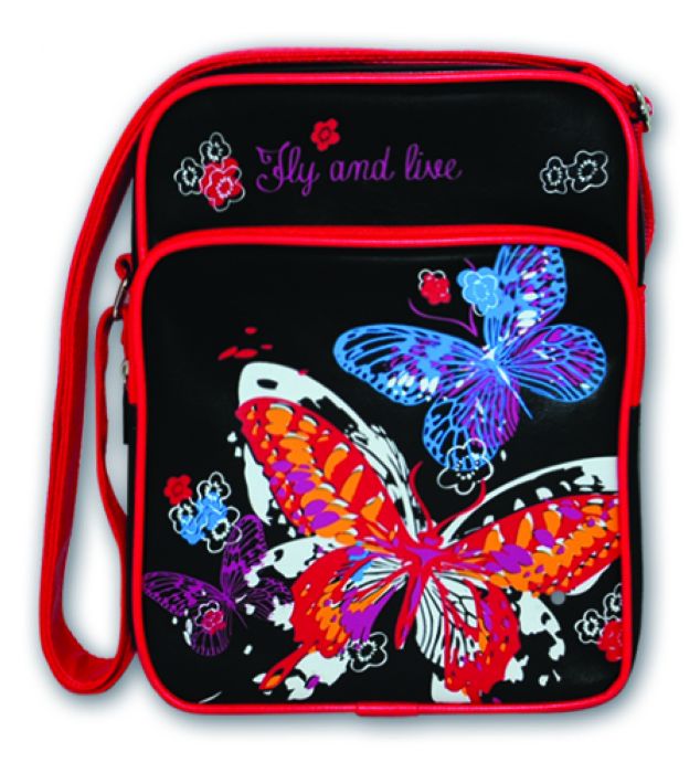 Сумка подростковая Красивая бабочка иск. кожа - фото 1