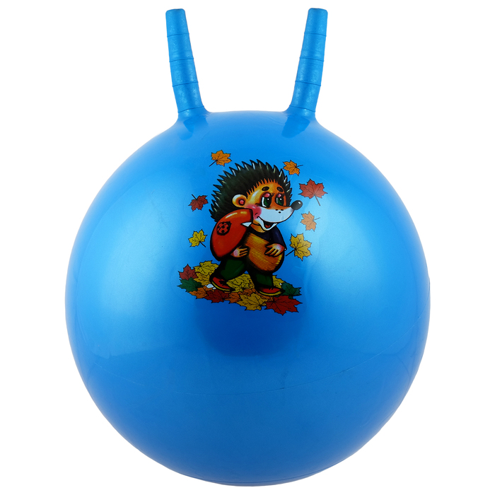 Мяч прыгун с рожками 55см - фото 1