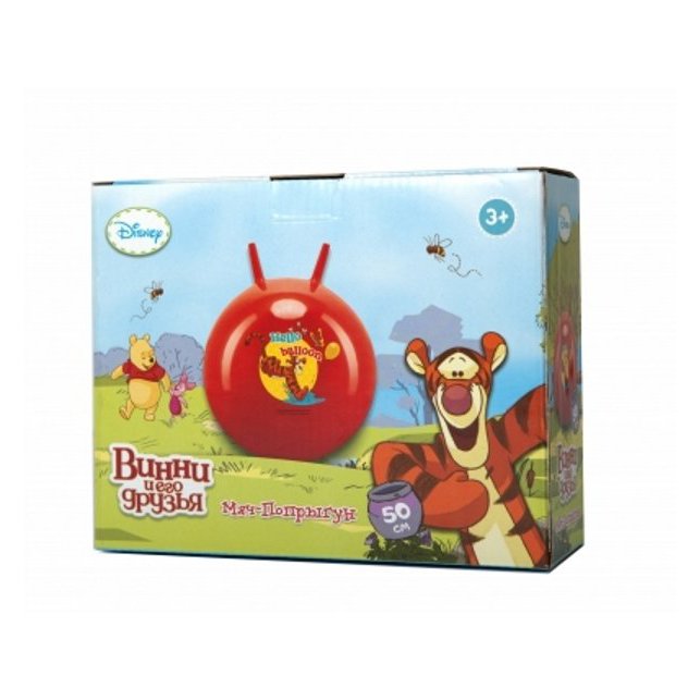 Мяч прыгун 50см Винни Пух в/к - фото 1