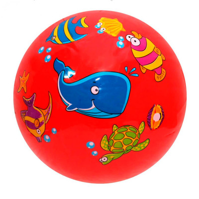 Мяч ПВХ Животные/Транспорт 25см - фото 1