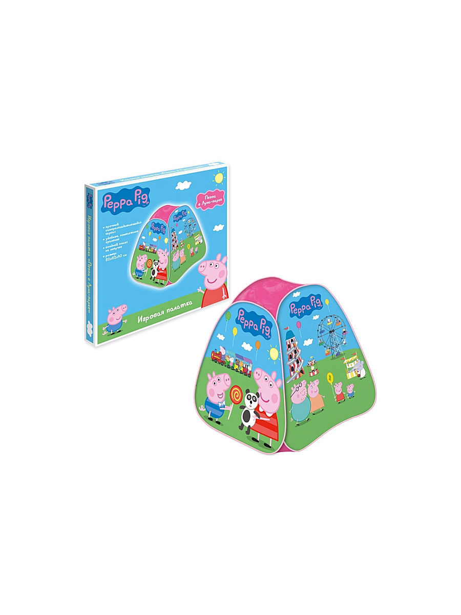 Палатка Свинка Пеппа в/к 82*90*82см. - фото 1