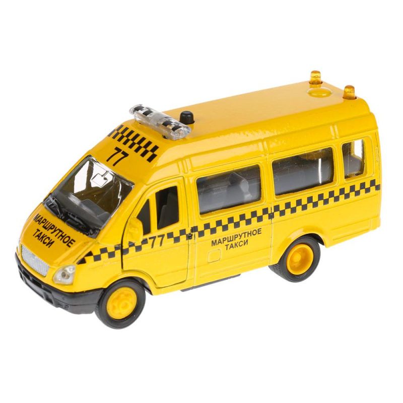 Модель мет. Газель Маршрутное такси (свет,звук) ТЕХНОПАРК - миниатюра 3