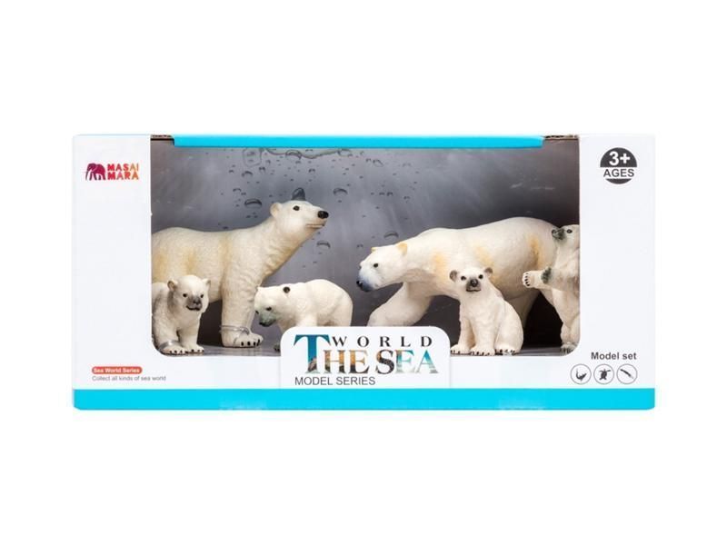 Медведь белый Семья 6 фигурок - миниатюра 5