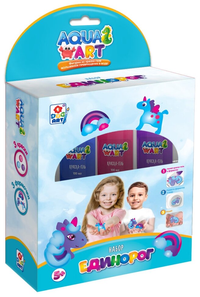 Чудо - гель Единорог AQVA ART в/к - фото 1