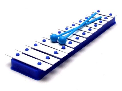 Металлофон 12 тонов н/б - фото 1