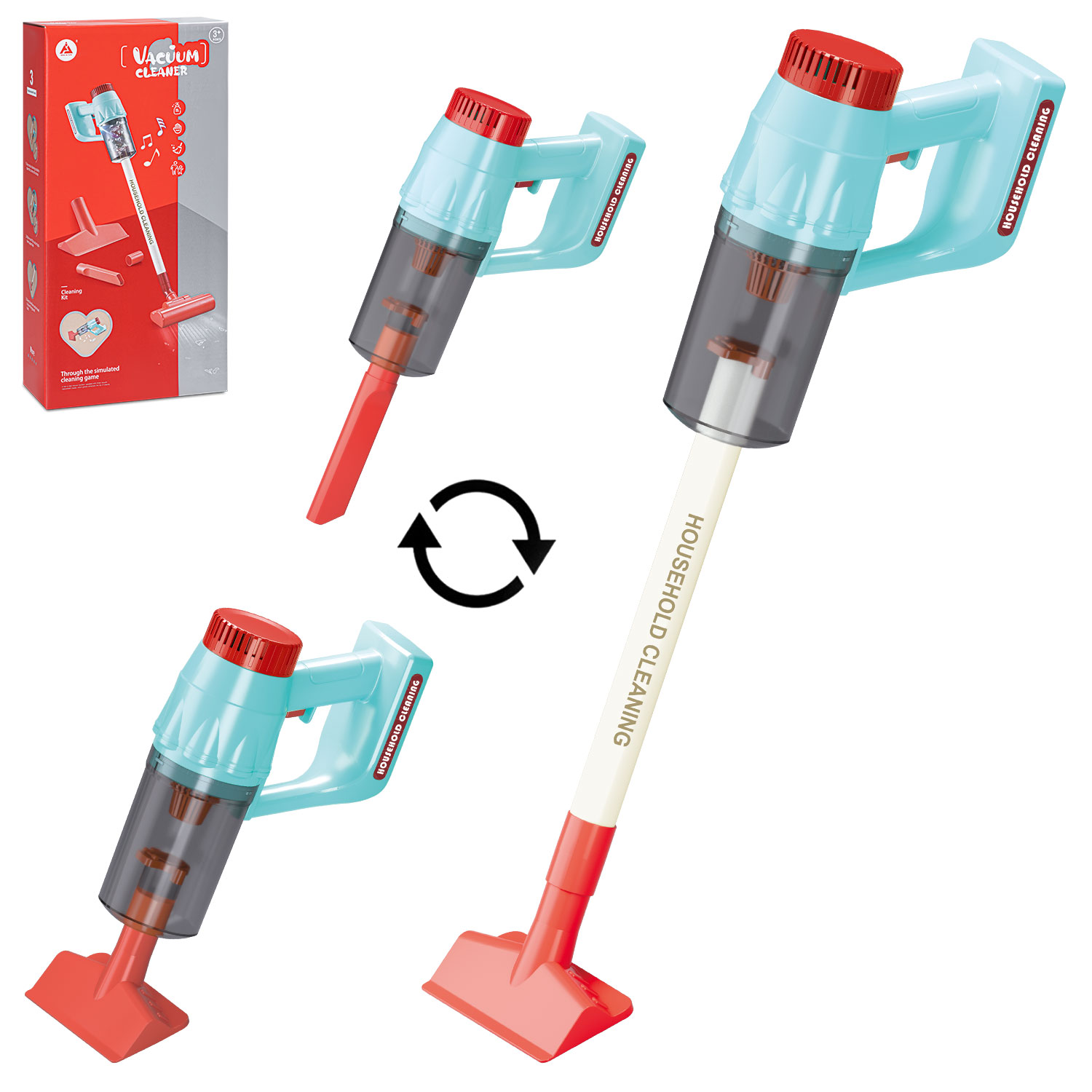 Пылесос на бат. свет, звук - фото 1