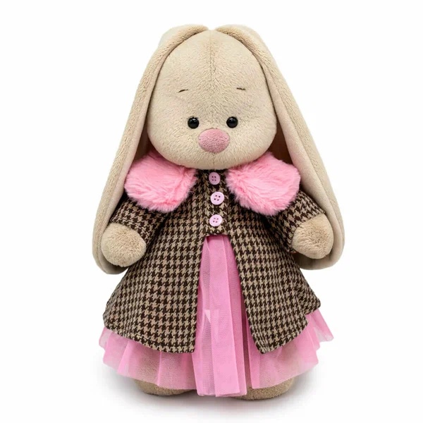 Мягкая игрушка Зайка Ми в пальто с меховым воротником - миниатюра 3