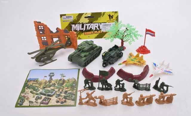 Солдатики с военным транспортом - фото 1