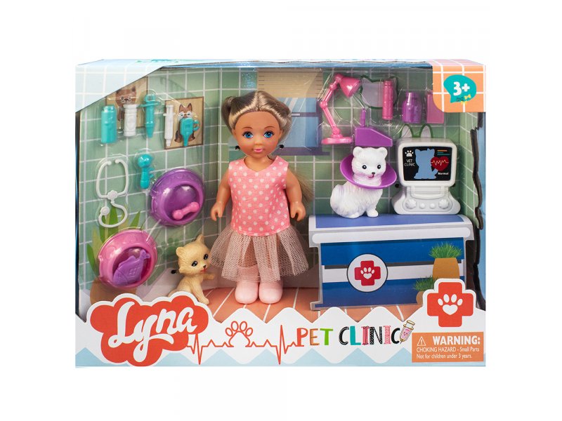 Кукла 11,7 см. Эмили в ветклинике - фото 1