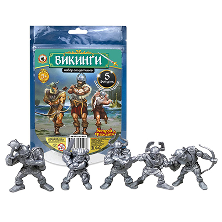 Солдатики Викинги 5шт - фото 1