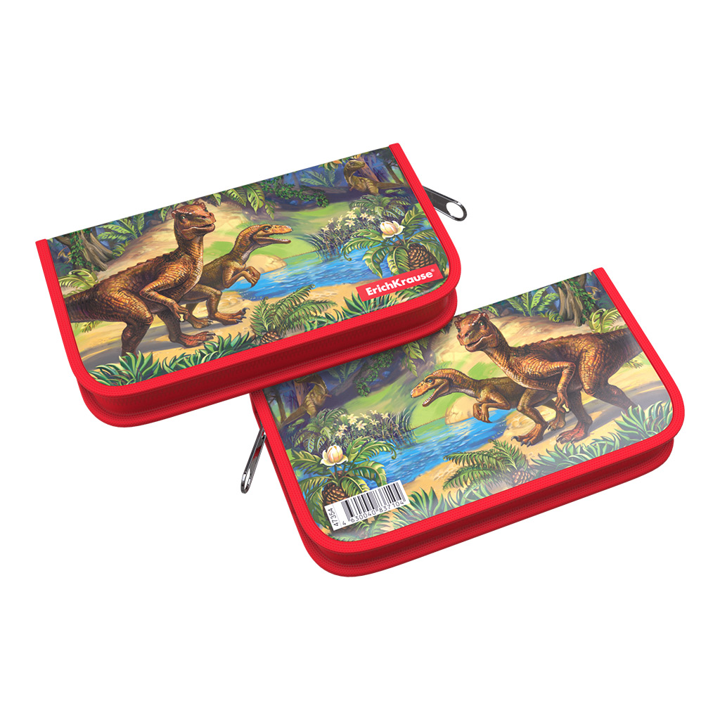 Пенал 1 отделение Dinosaurs ЕК - фото 1