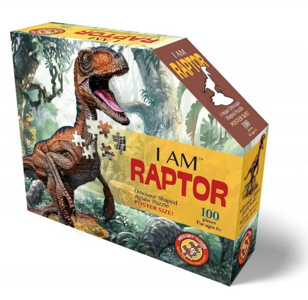 Пазл контурный 100 Раптор - фото 1