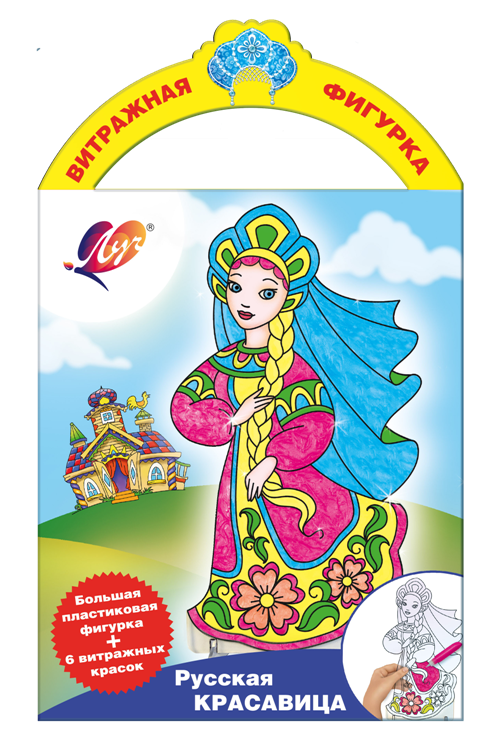 Краски витражные набор Русская красавица ЛУЧ - фото 1