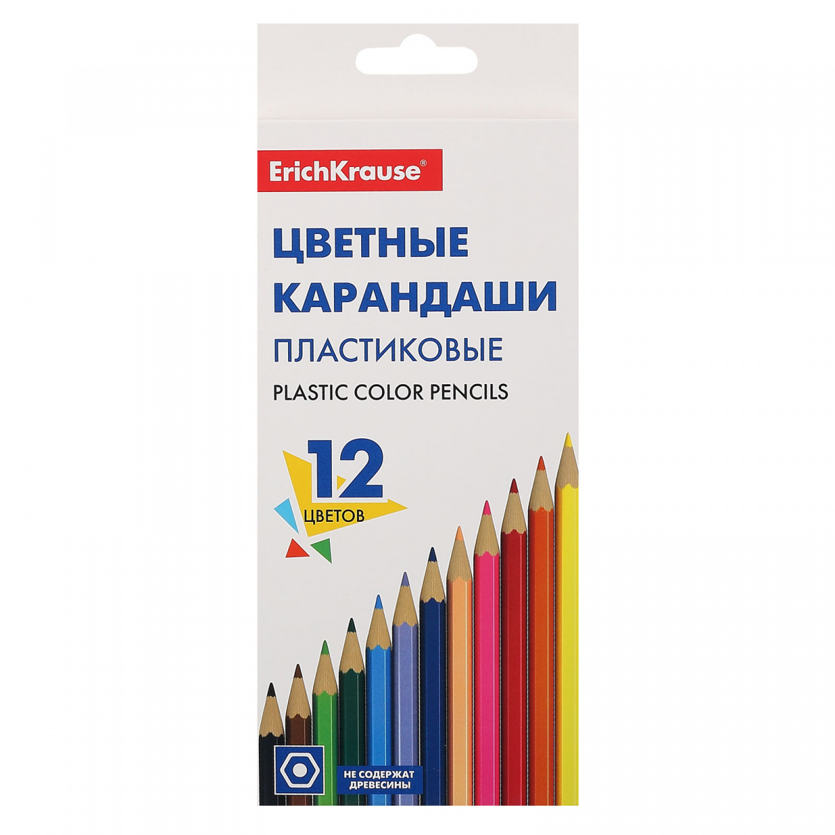 Карандаши 12цв EK - миниатюра 2