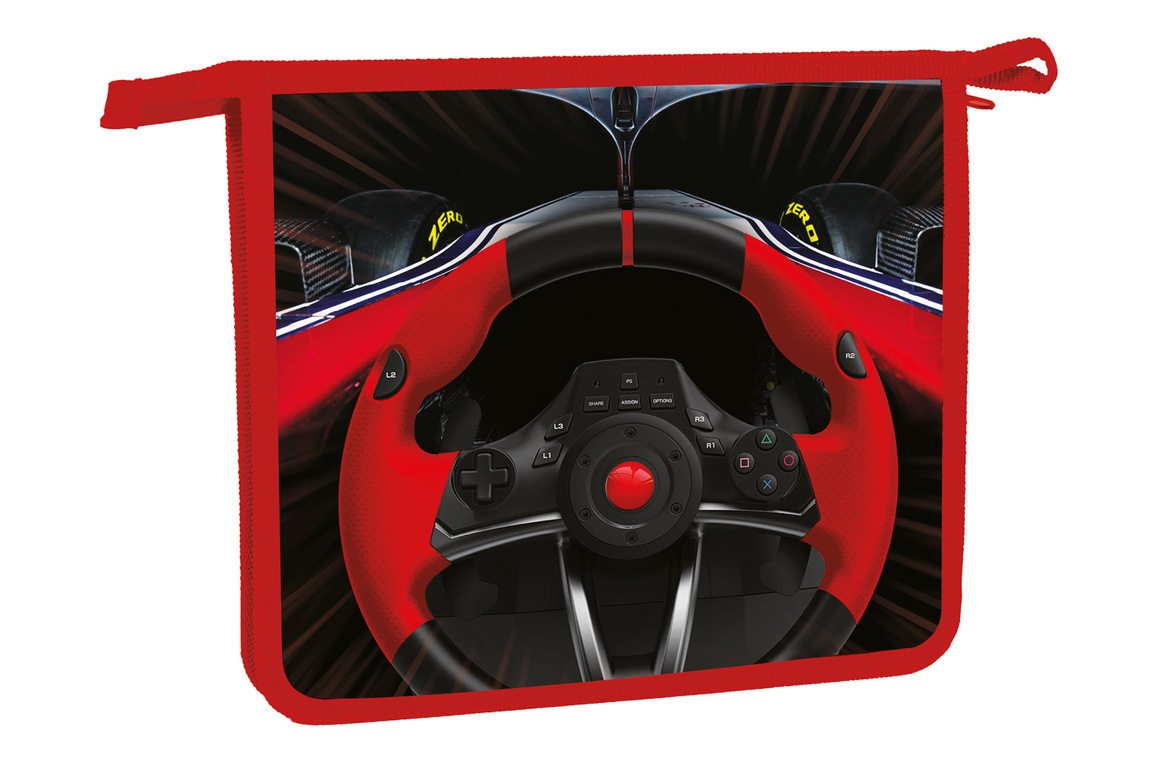 Папка для тетрадей А5 на молнии 1отд. Supercar Hatber - фото 1