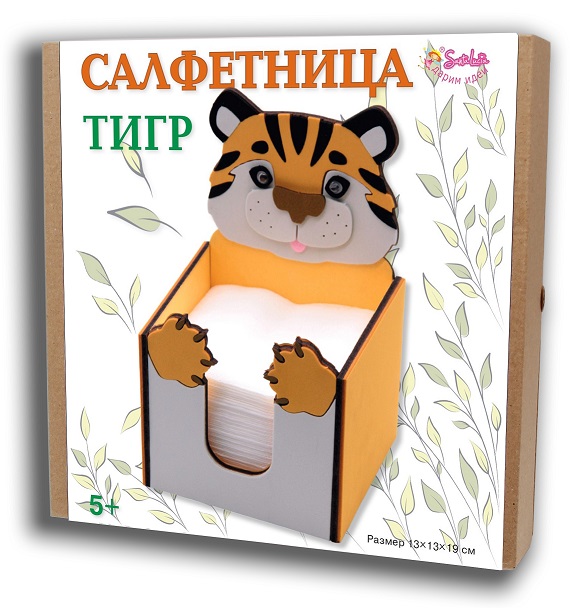 Салфетница своими руками Тигр Santa Lucia - фото 1