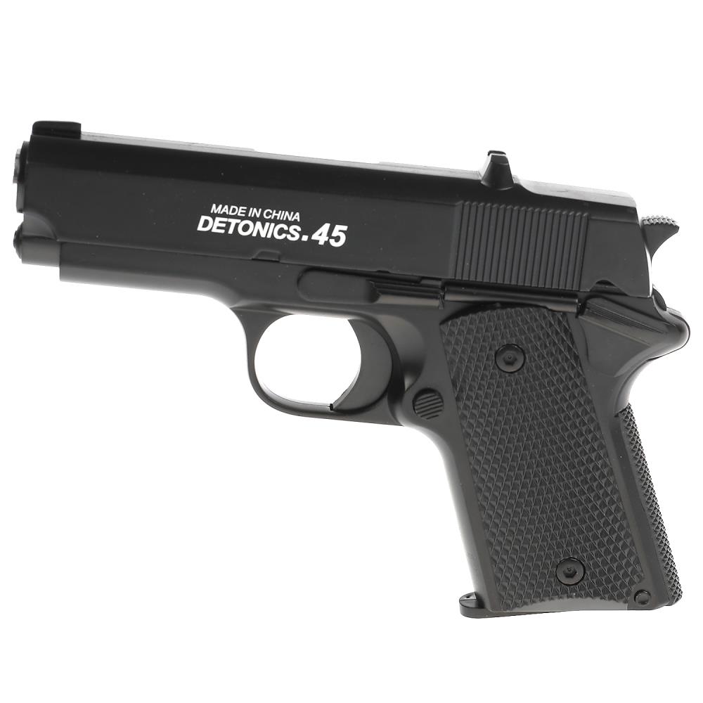 Пистолет металлический с пульками в/к - фото 1