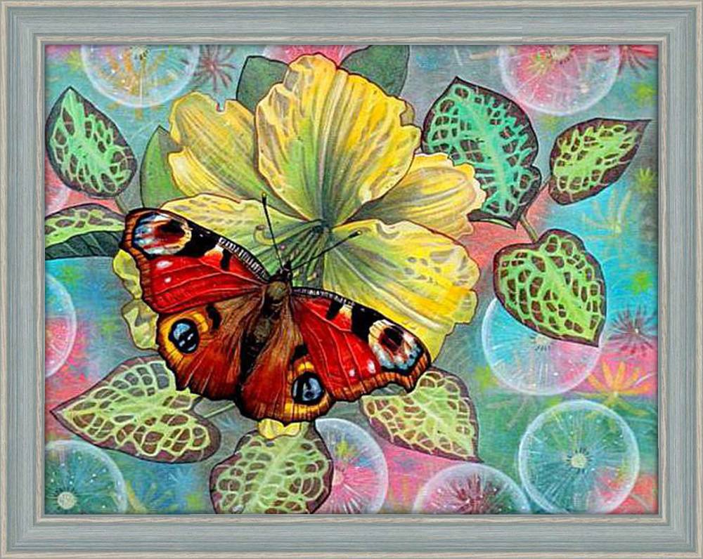 Картина стразами 50*38 Бабочка - фото 1