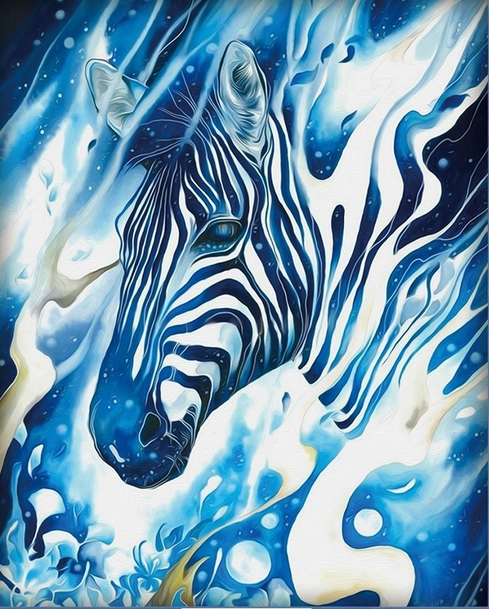 Картина стразами 40*50 Ультрамарин - фото 1