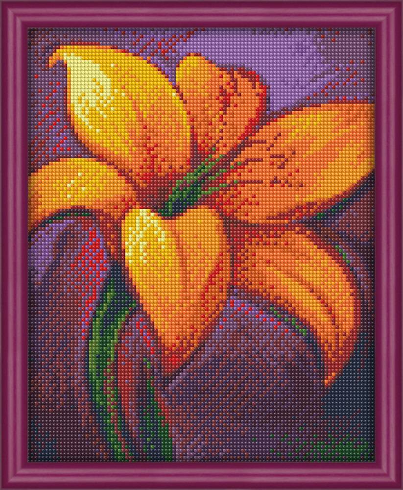 Картина стразами 24*30 Тигровая лилия - фото 1