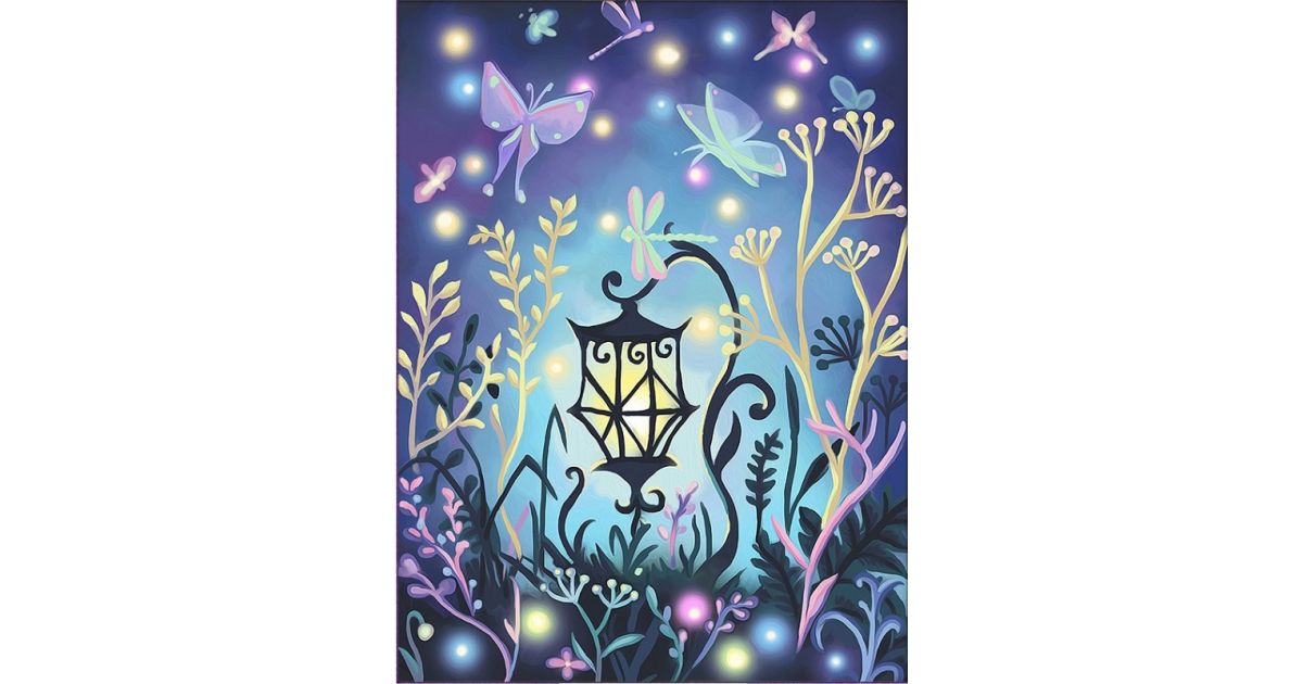 Картина стразами 30*40 Волшебный фонарь - фото 1