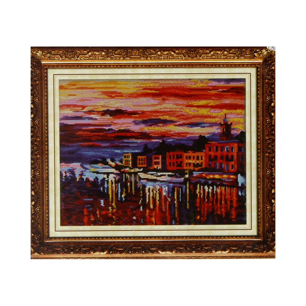 Картина стразами 40*50 Ночные блики - фото 1