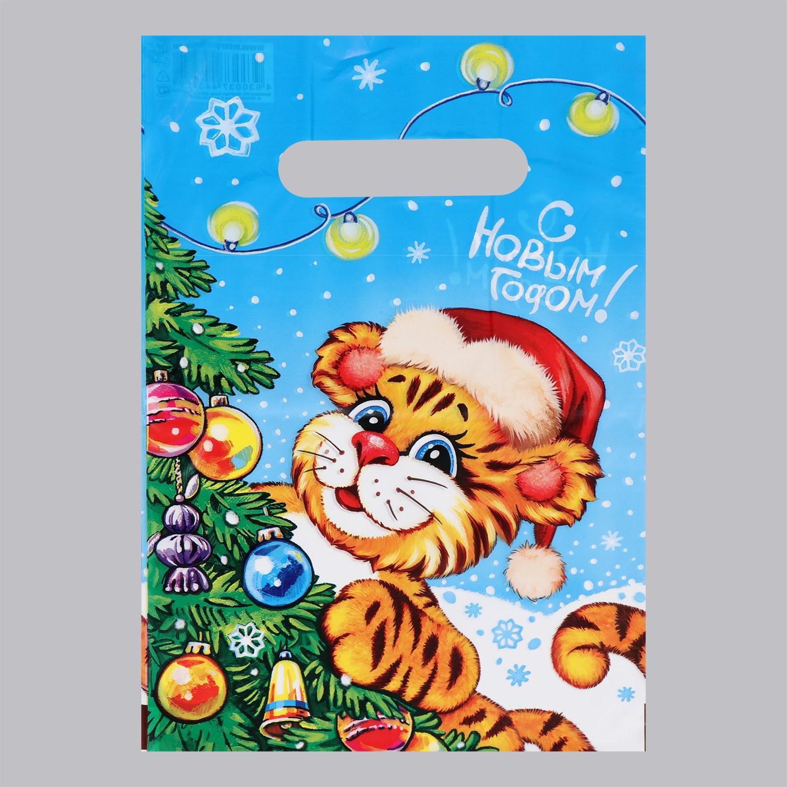 Пакет проруб. Тигрёнок 20*30 - фото 1