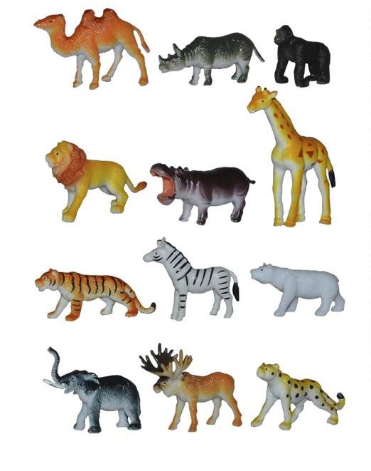 Н-р диких животных 12пр. в/п - фото 1