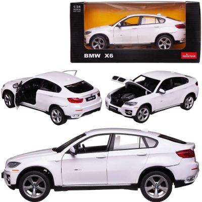 Машина металлическая Rastar 1:24 BMW X6 бел. - фото 1