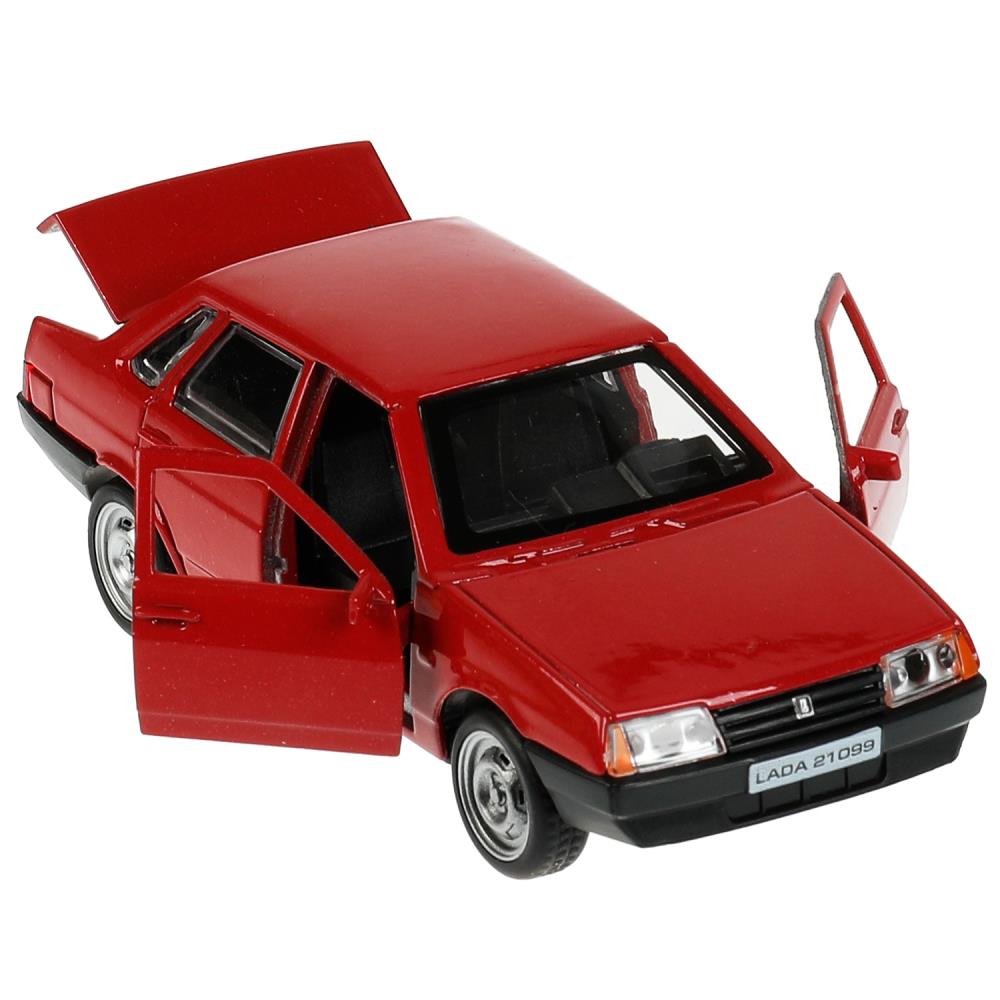 Машина металлическая ТЕХНОПАРК LADA-21099 СПУТНИК красная - миниатюра 2