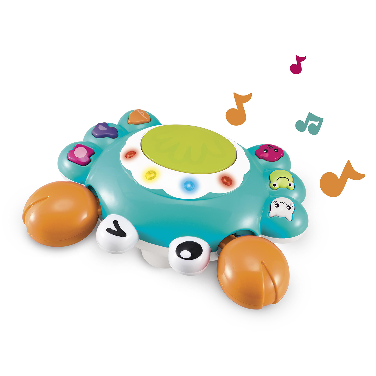 Игрушка развивающая Ползающий краб 2 в 1 свет, звук Auby - фото 1