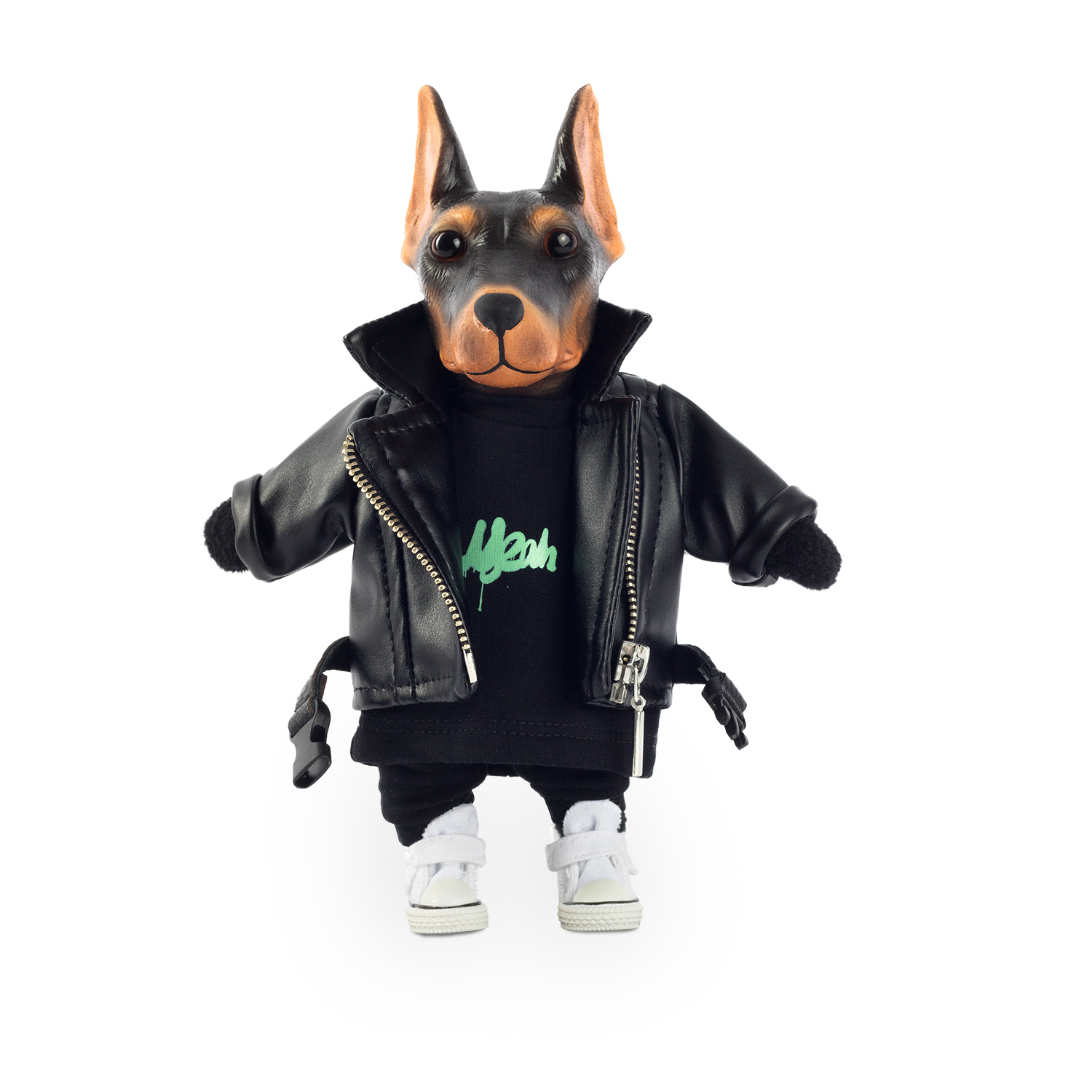 Мягкая игрушка Собака Доберман Ричи - миниатюра 2